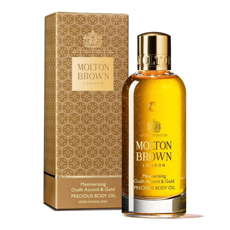 MOLTON BROWN 100ML MESMERISING OUDH ACCORD & GOLD BODY OIL