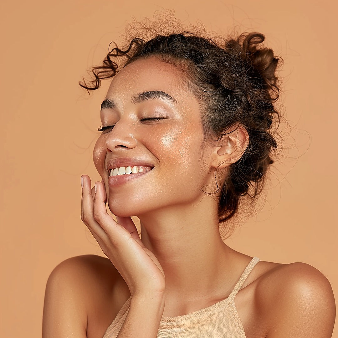 Voor vermindering van zichtbare poriën