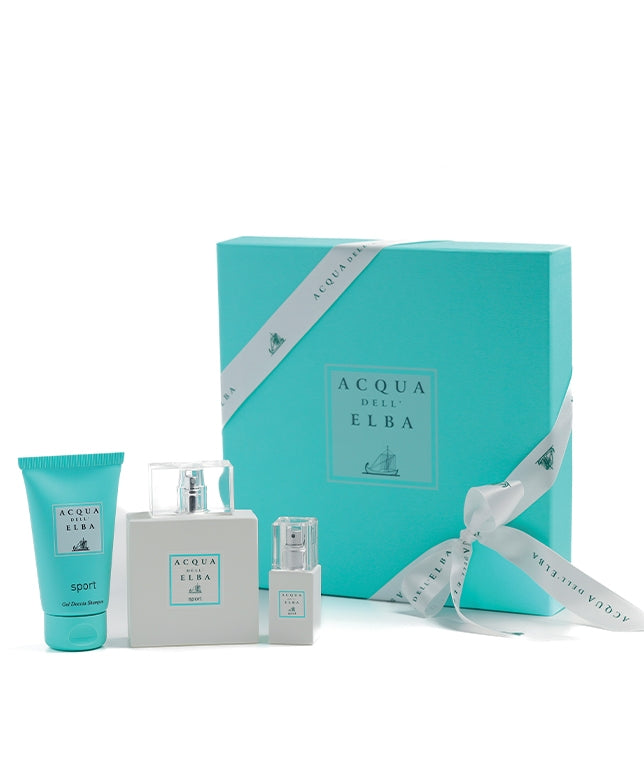 Acqua Dell'Elba Gift Box Sport Unisex Eau de Parfum 100ml +15ml + shower gel 75ml