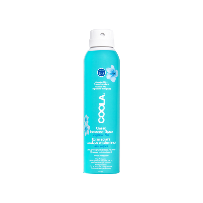 Coola Classic Body Sunscreen Spray SPF 50 fragrance-free 177ml