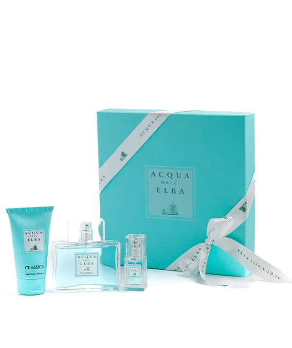 Acqua Dell'Elba Giftset Classica Men Eau de parfum 100ml + 15ml + douchegel 75ml