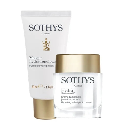 Sothys Paris Coffret Hydra Hyaluronic Acid Hydrating Velvet Youth cream 50ml + masque
