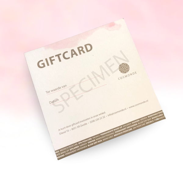 Kadobonnen online bestellen - Cosmonde