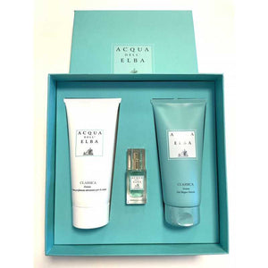 Acqua Dell'Elba Gift Box Classica Women: Eau de parfum 15ml + body cream 200ml + showergel 200ml