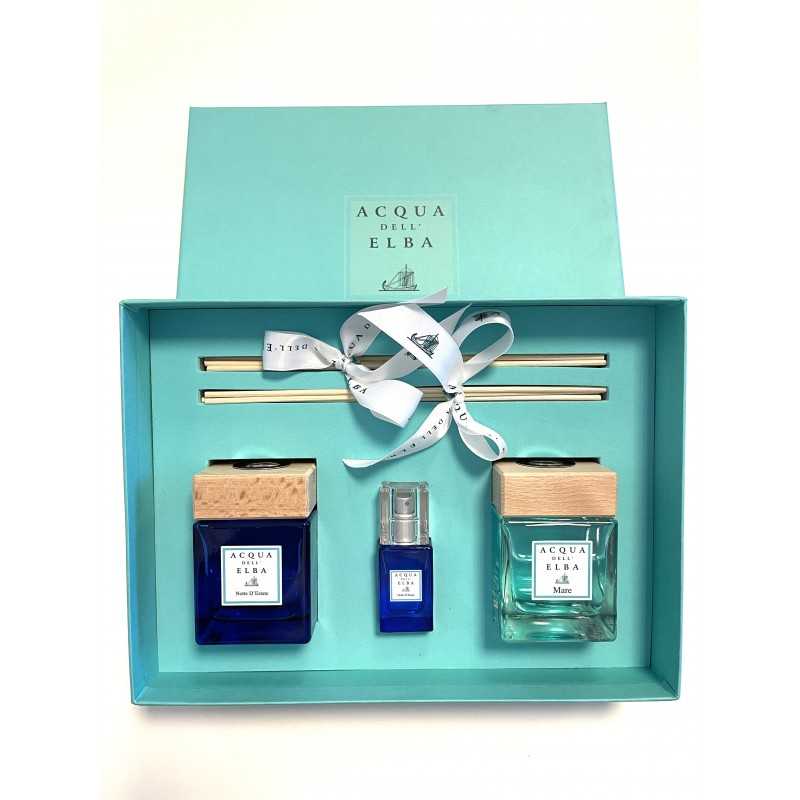 Acqua Dell'Elba Gift Box geurstokjes Mare & Notte d'Estate en roomspray Notte d'Estate Mare